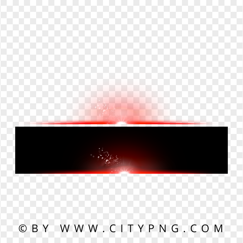 HD Red Lens Flare Line White Light Effect In Center PNG