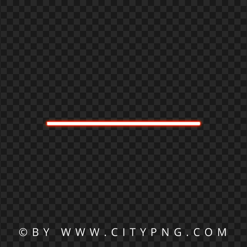 HD Red Neon Glowing Line Effect PNG