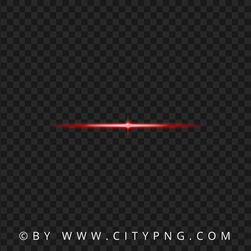 HD Red Neon Glowing Line Effect Transparent PNG