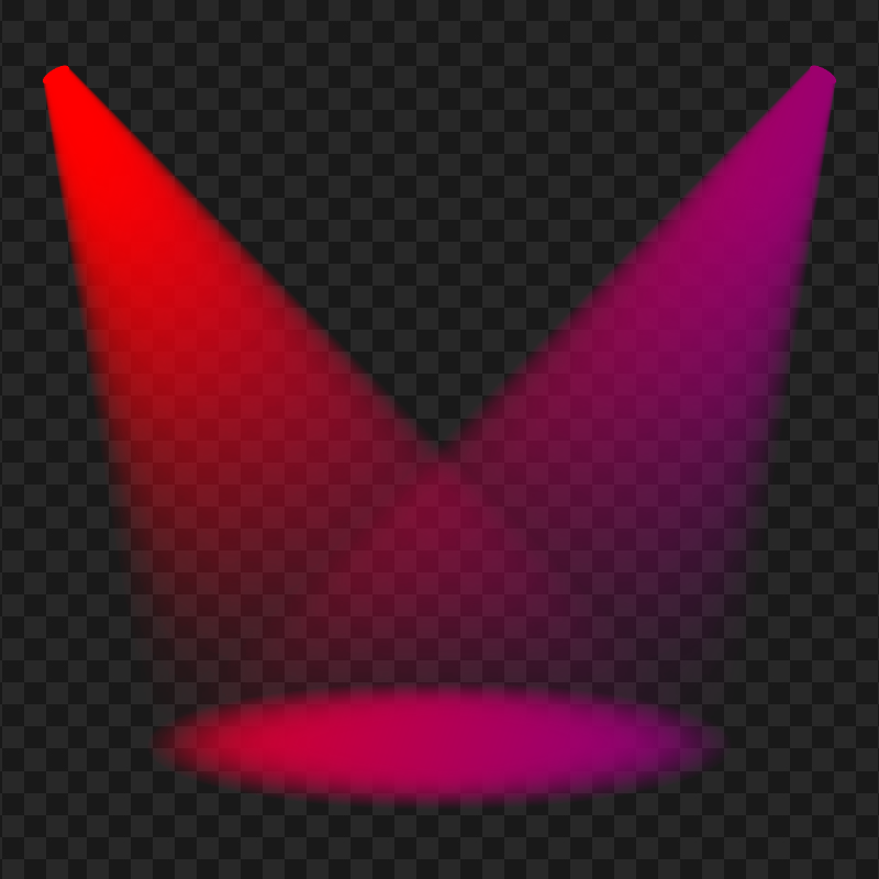 HD Red & Purple Glow Spotlight PNG