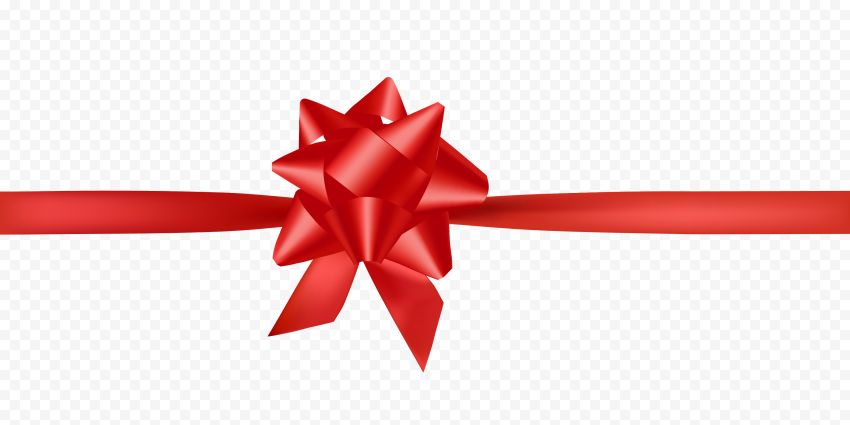 HD Red Ribbon Bow Gifts Decoration PNG