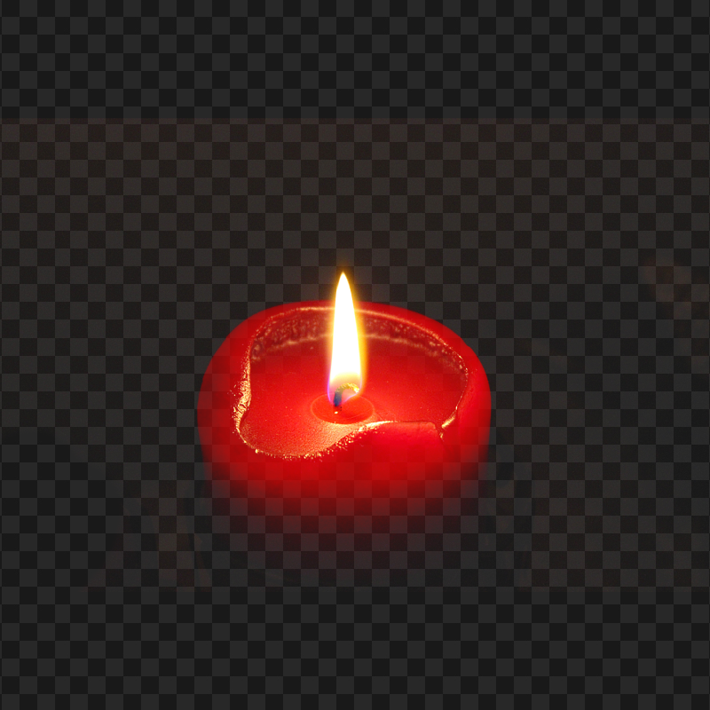 HD Red Romantic Candlelight PNG