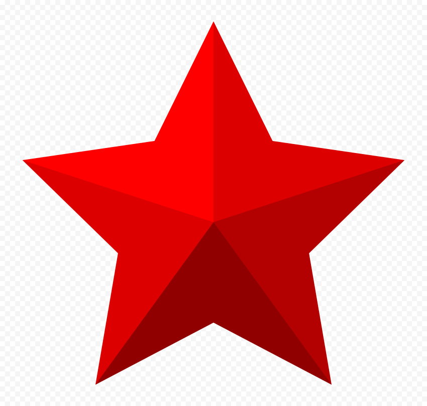 HD Red Star Transparent Background