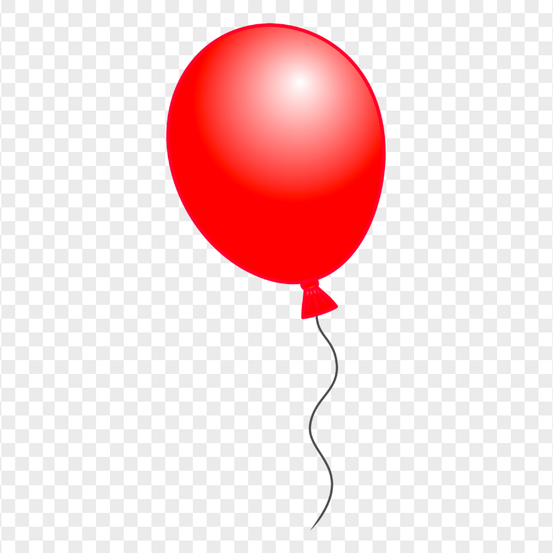 HD Red Vector Balloon Fly PNG