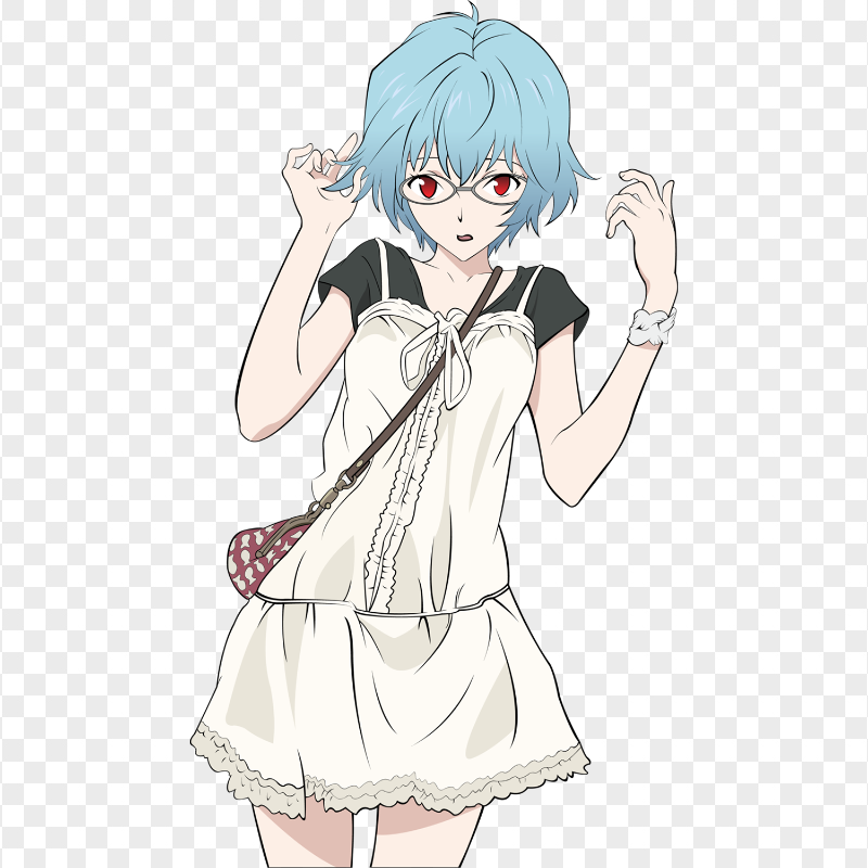 HD Rei Ayanami Anime Character Transparent PNG