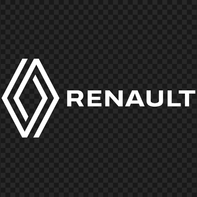 HD Renault New White Logo Transparent PNG