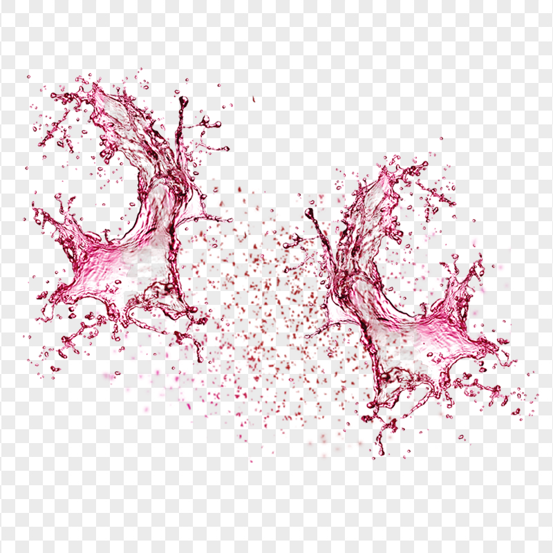 HD Rose Wine Liquid Splash PNG