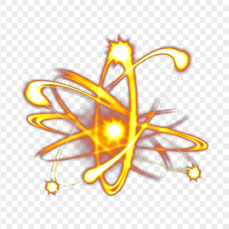HD Rotating Yellow Flare Light Glow Effect PNG