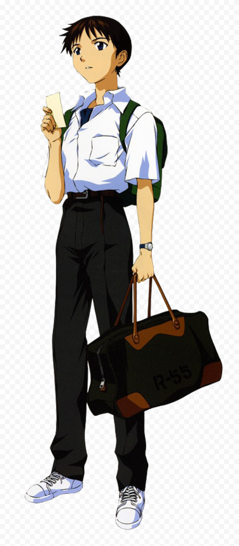 Hd Shinji Ikari Full Body Transparent Png Citypng