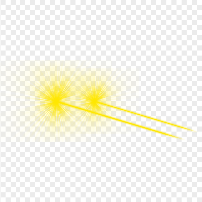 HD Side View Yellow Eyes Laser Effect PNG