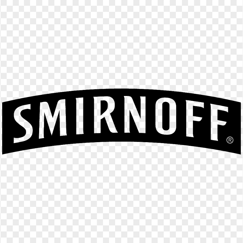 HD Smirnoff Black Logo Transparent PNG