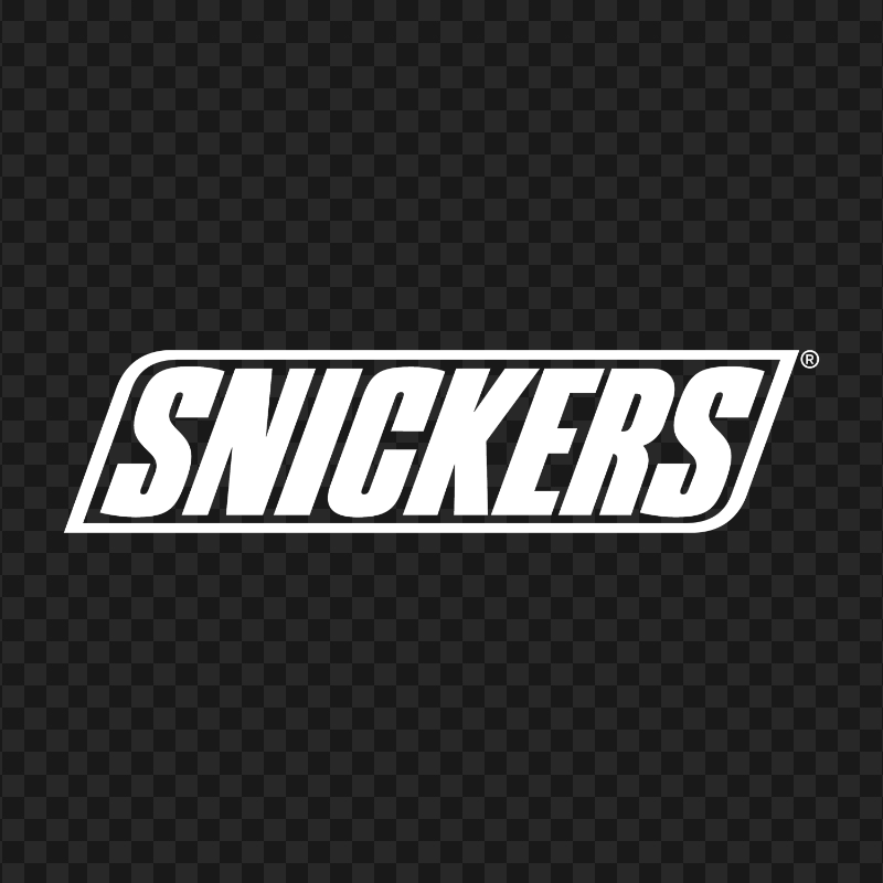 HD Snickers White Logo PNG