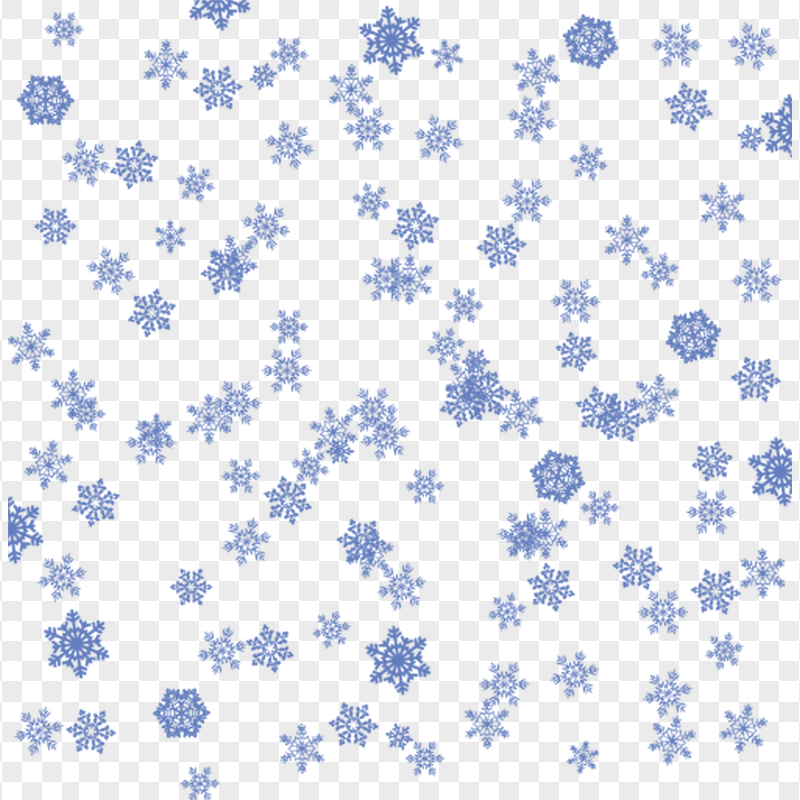 HD Snowflakes Pattern Background PNG