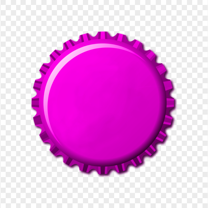 HD Soda Bottle Pink Lid Crown Cap PNG