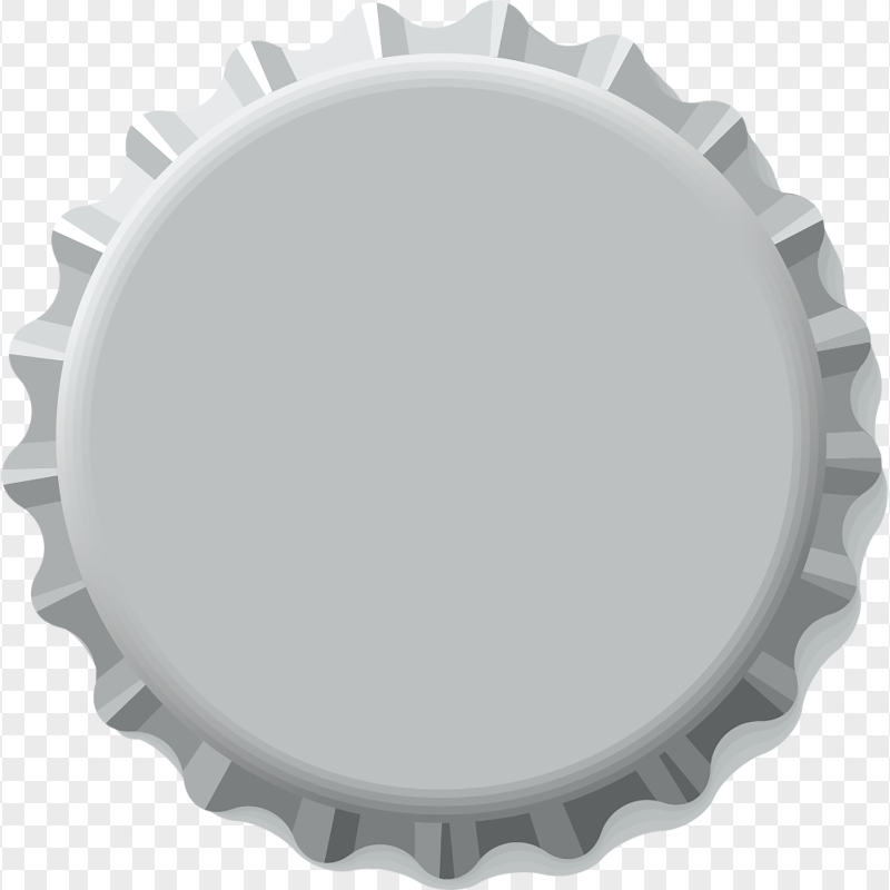 HD Soda Or Beer Bottle White Lid PNG