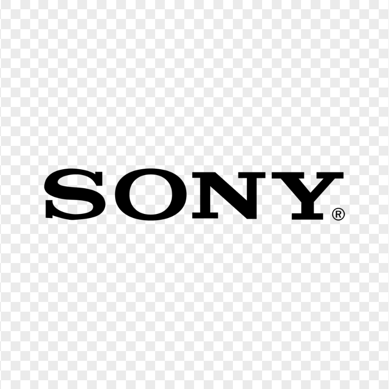 HD Sony Black Logo Transparent PNG