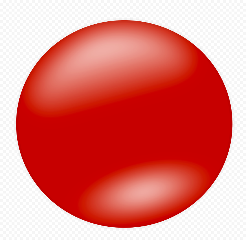 HD Sphere Circle Button Red Color Transparent PNG Citypng