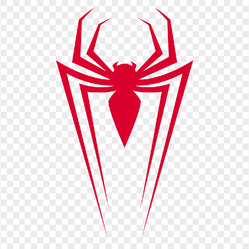 HD Spider Red Logo PNG