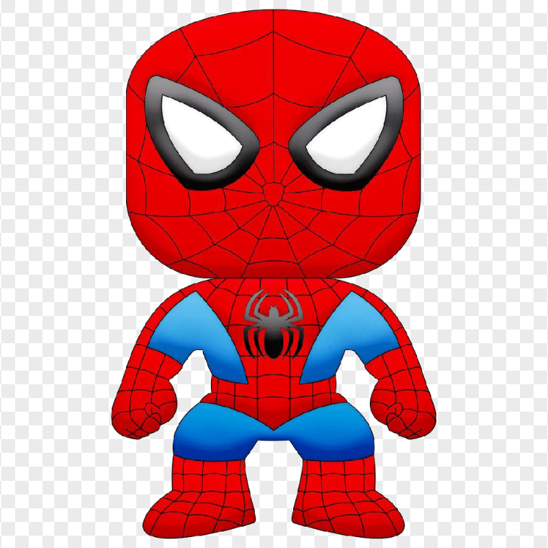 HD Spiderman baby chibi robot PNG