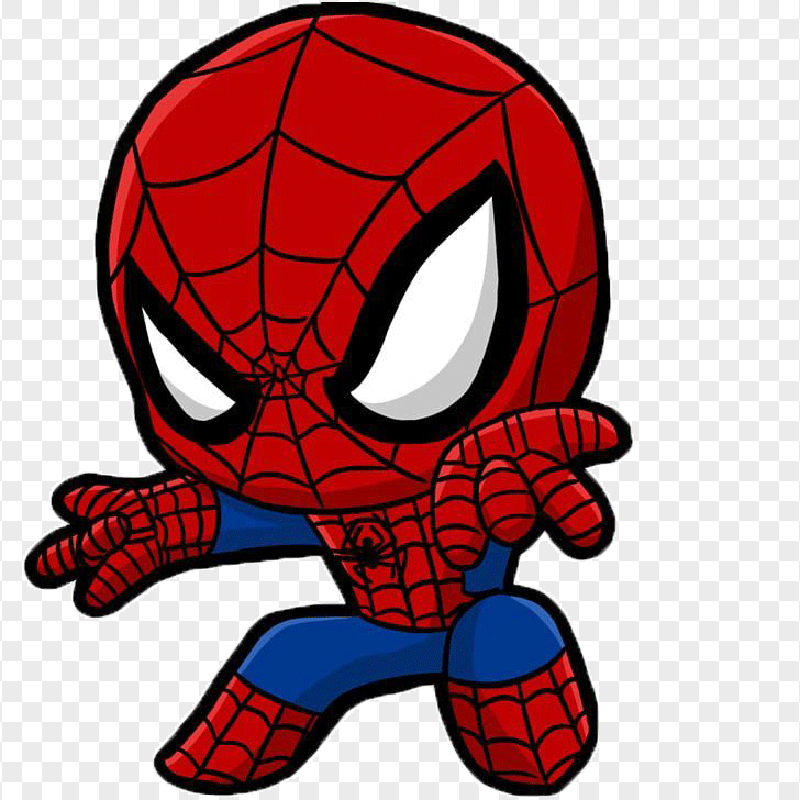 HD Spiderman chibi PNG