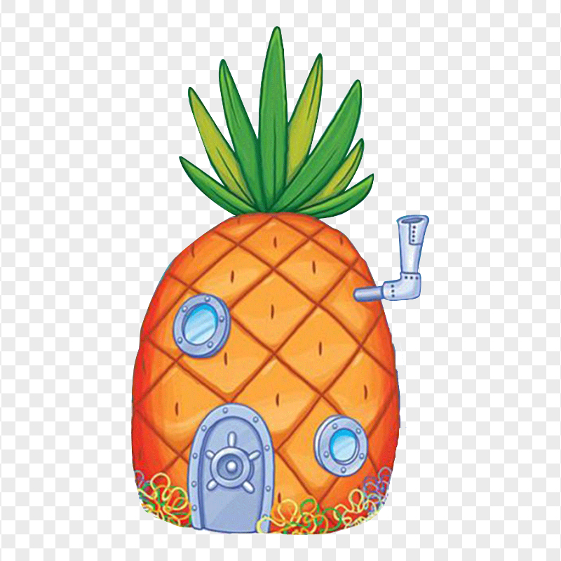 HD Spongebob Pineapple House Transparent PNG
