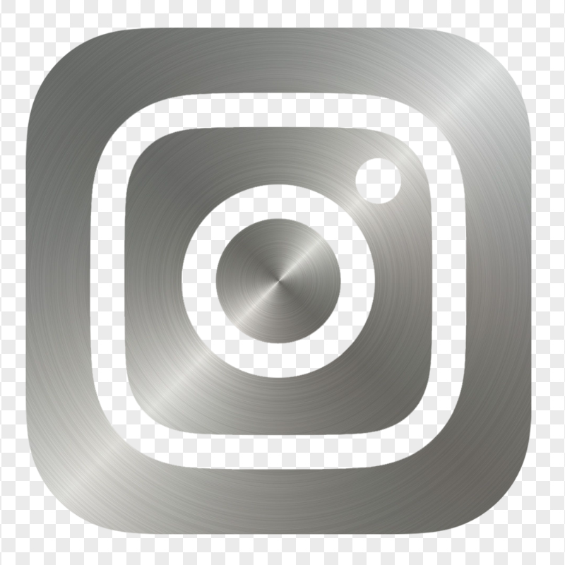 HD Square Silver Instagram Logo Icon PNG