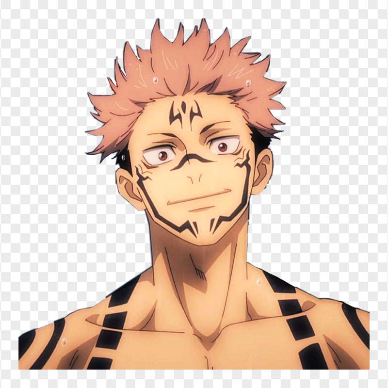 HD Sukuna Jujutsu Kaisen Anime PNG
