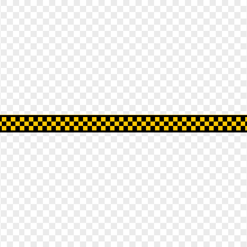 HD Taxi Cab Pattern Checker Border PNG
