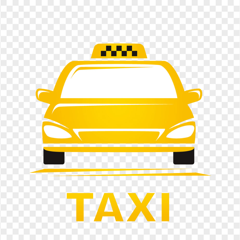 HD Taxi Service Logo Transparent Background
