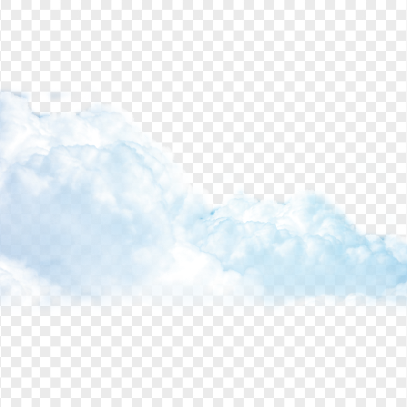 HD Teal Cloud White Sky Clouds PNG