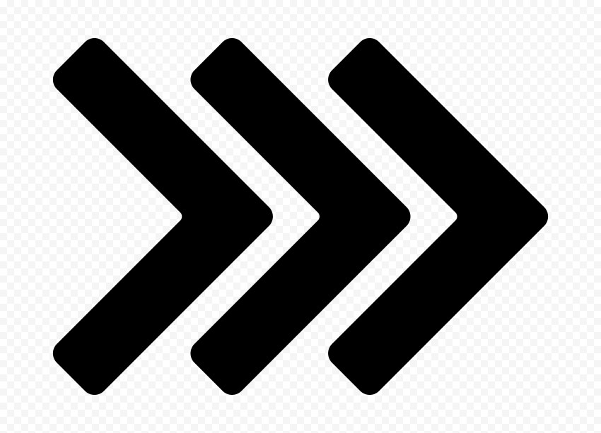 HD Three Black Arrows Pointing Right PNG Citypng