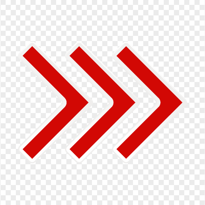 HD Three Red Arrows Pointing Right PNG