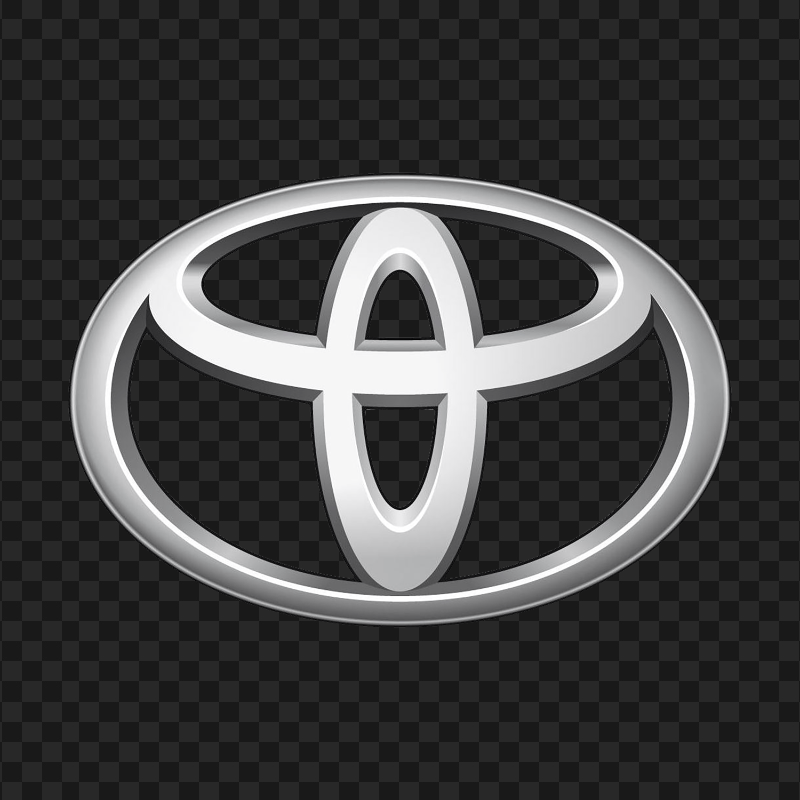 HD Toyota Logo Emblem Transparent PNG