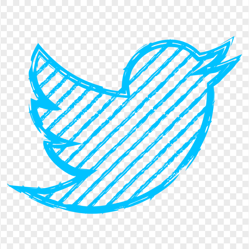 Twitter Vector Drawing Sketched Twitter Logo