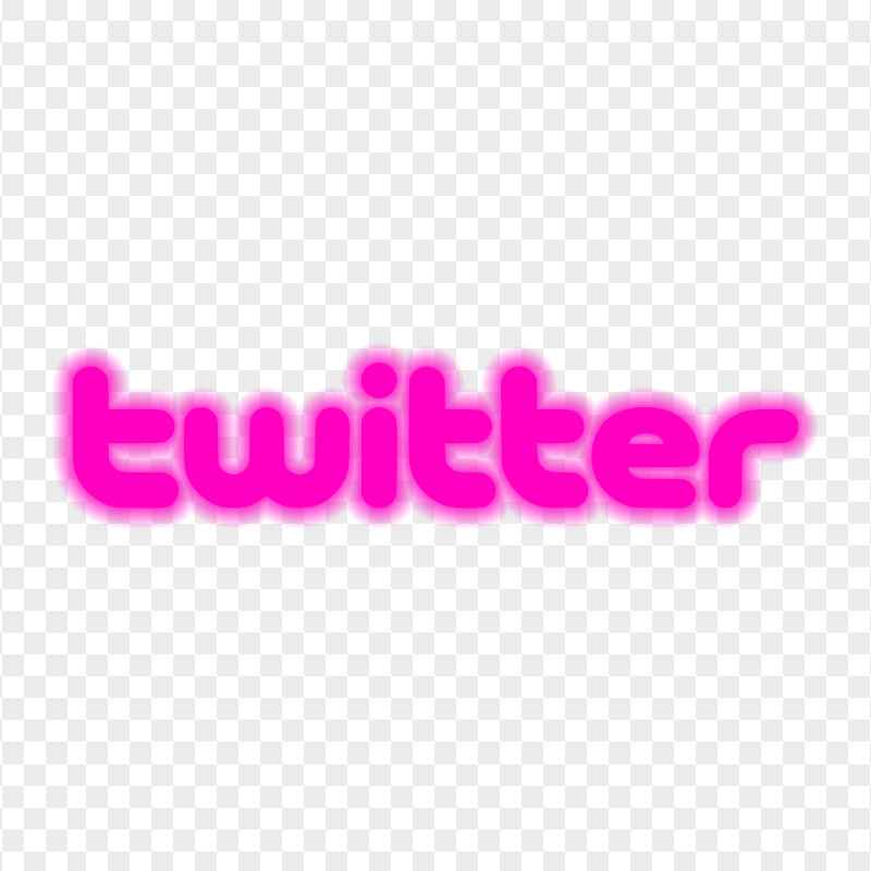 HD Pink Neon Twitter Logo PNG | Citypng
