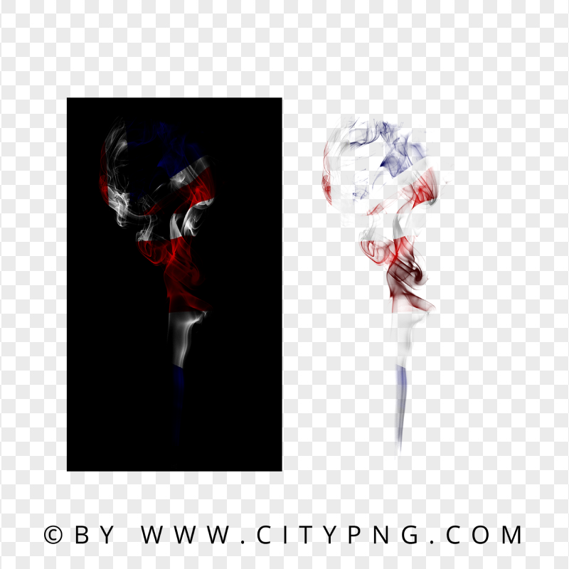 HD UK Flag Cigarette Smoke PNG