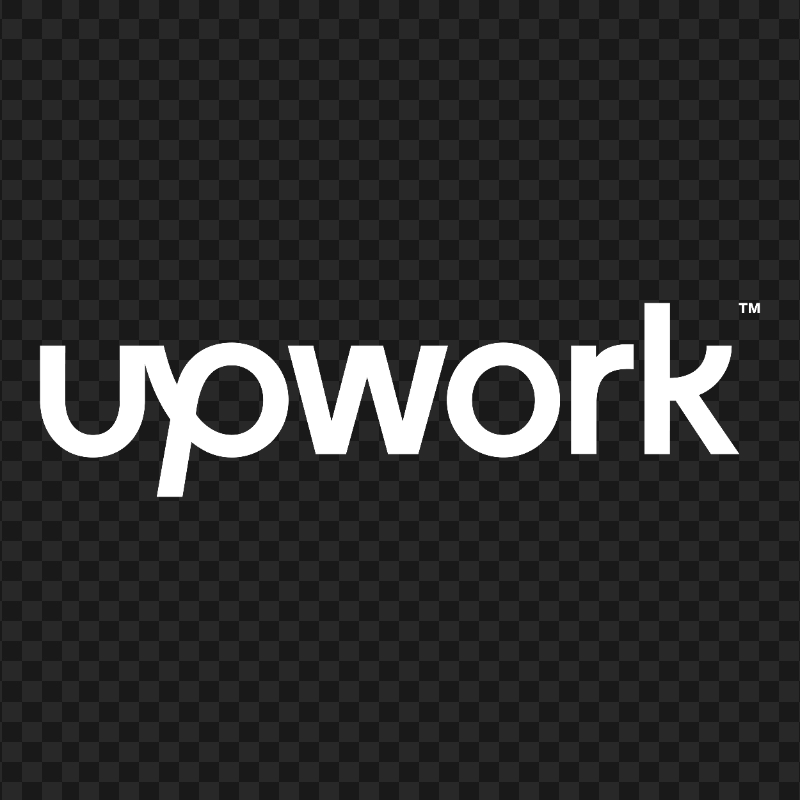 HD Upwork White Logo PNG