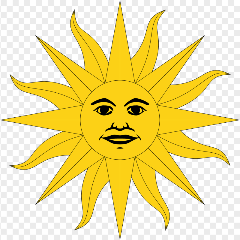 HD Uruguay Sun Transparent PNG