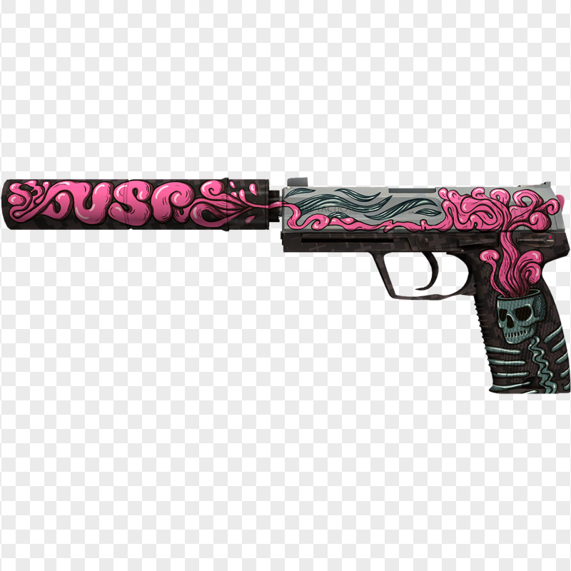 HD USP-S Free Fire Skin Transparent Background