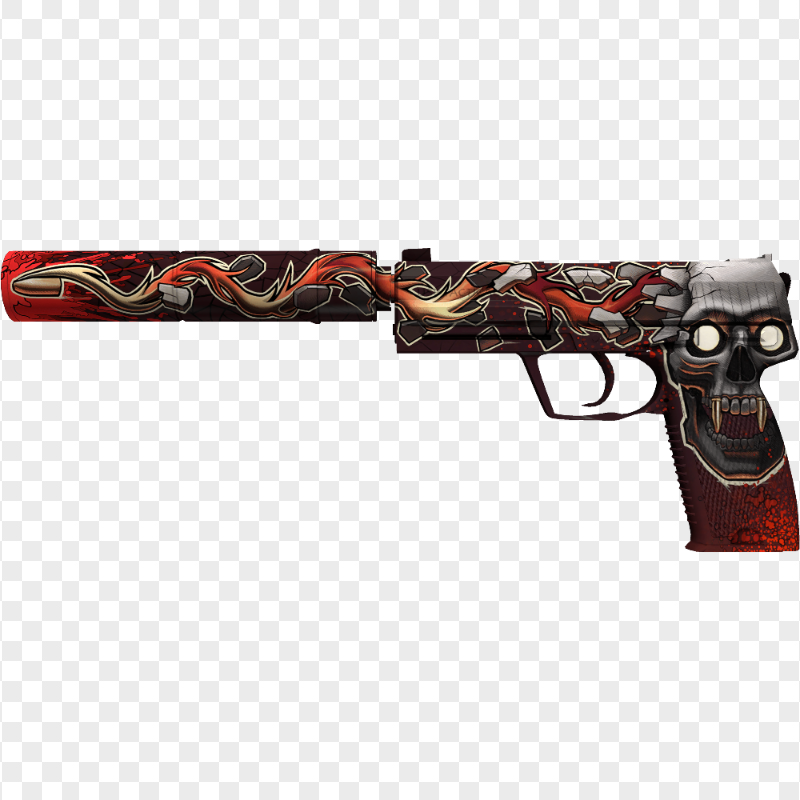 HD USP-S Free Fire Skin Transparent PNG