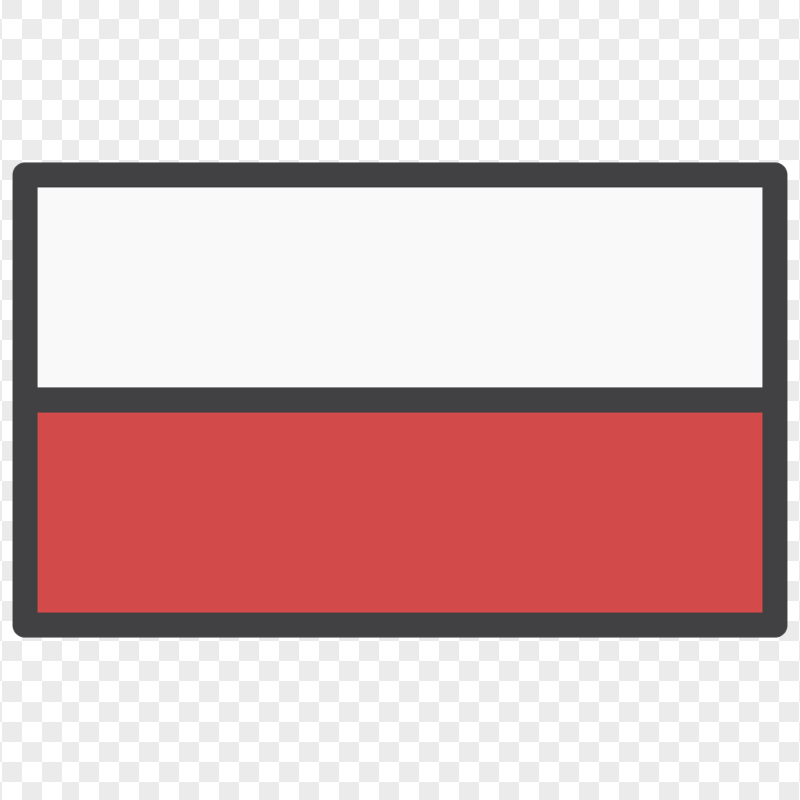 HD Vector Banner Poland POL Flag Icon PNG