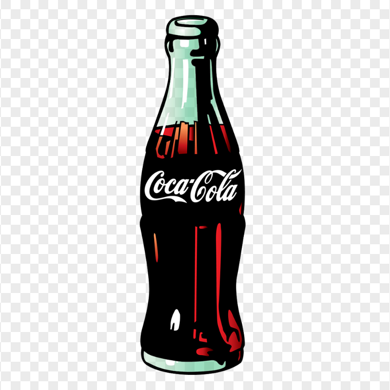 HD Vector Coca Cola Cartoon Bottle PNG