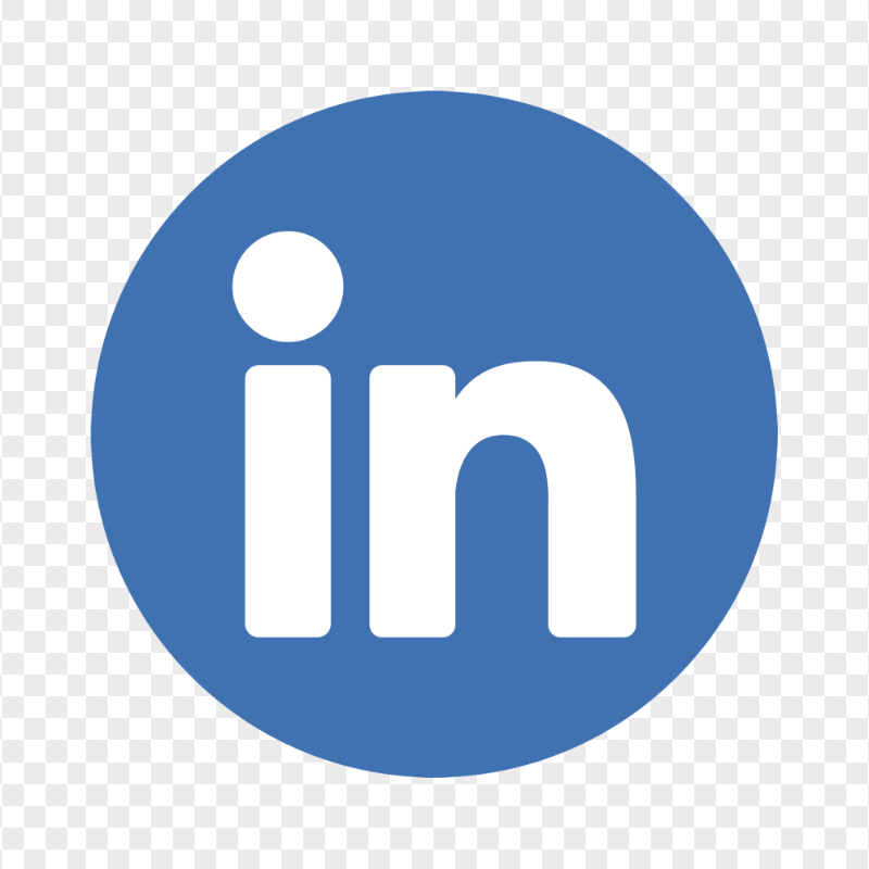 HD Vector Flat Linkedin IN Round Icon PNG