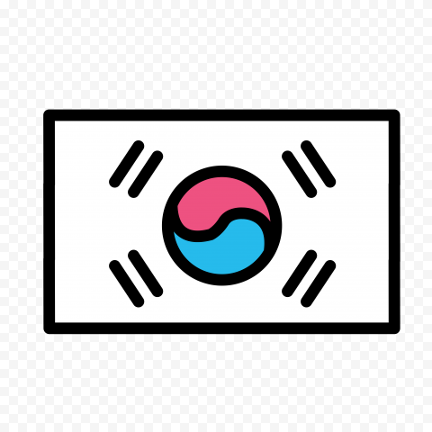 HD Korea Flag Icon Transparent Background | Citypng