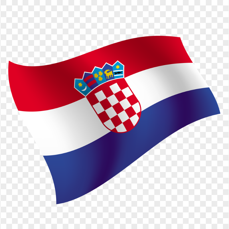 HD Vector Waving Croatia Flag PNG