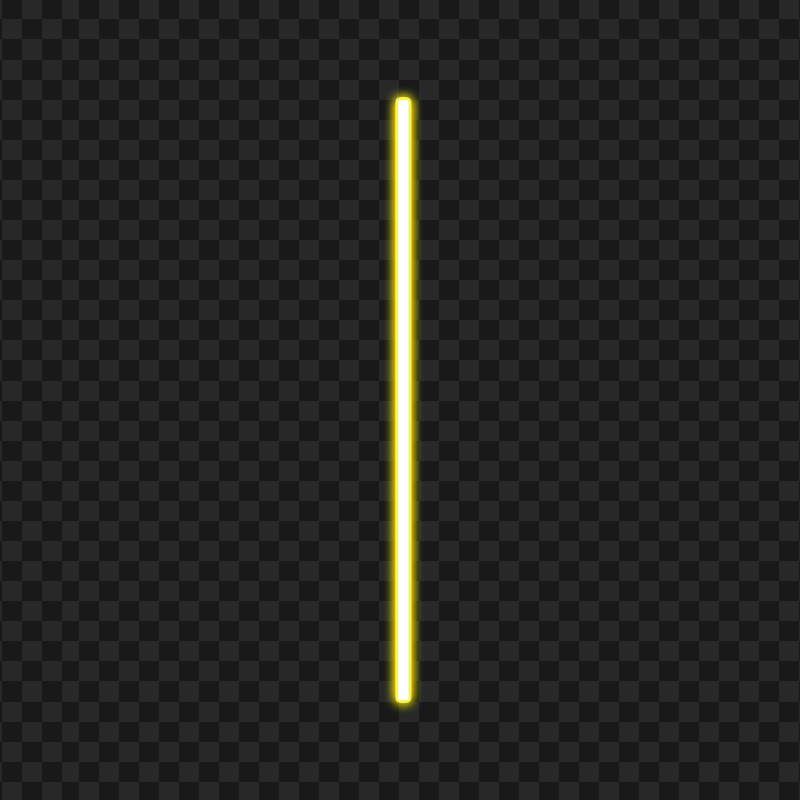 HD Vertical Yellow Neon Line PNG