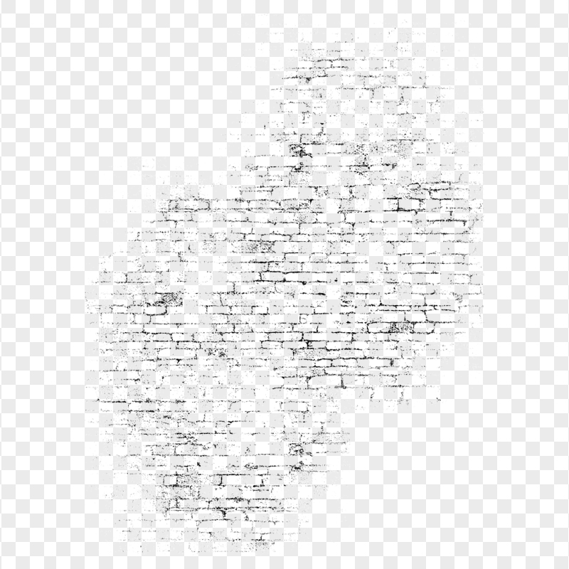 HD Vintage Wall Brick Effect Transparent Background