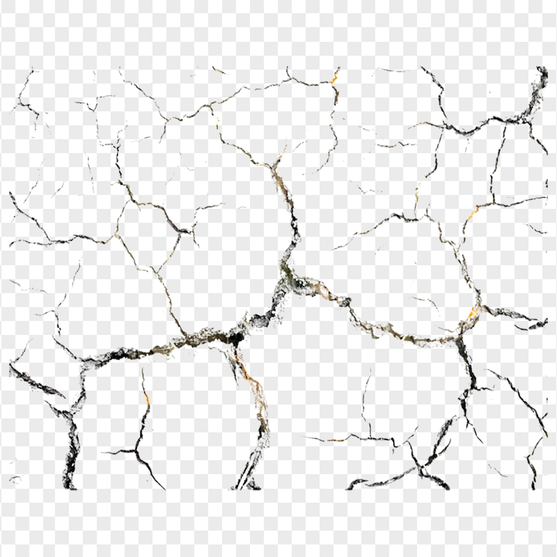 HD Wall Crack Effect PNG