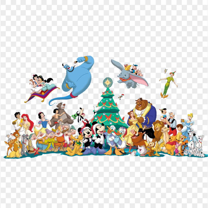 HD Walt Disney Cartoon Characters Transparent PNG