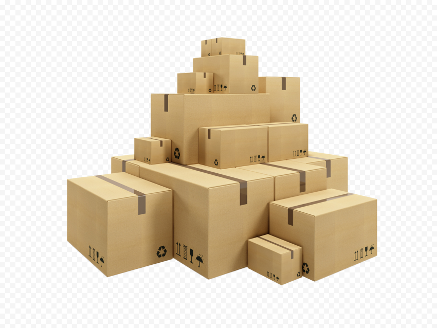HD Warehouse Cardboards Boxes Packages PNG